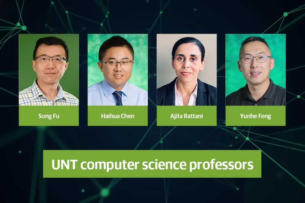 Community Impact Q&A featuring UNT professors discussing AI and data centers